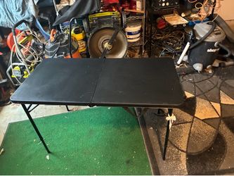 Black 4ft folding table