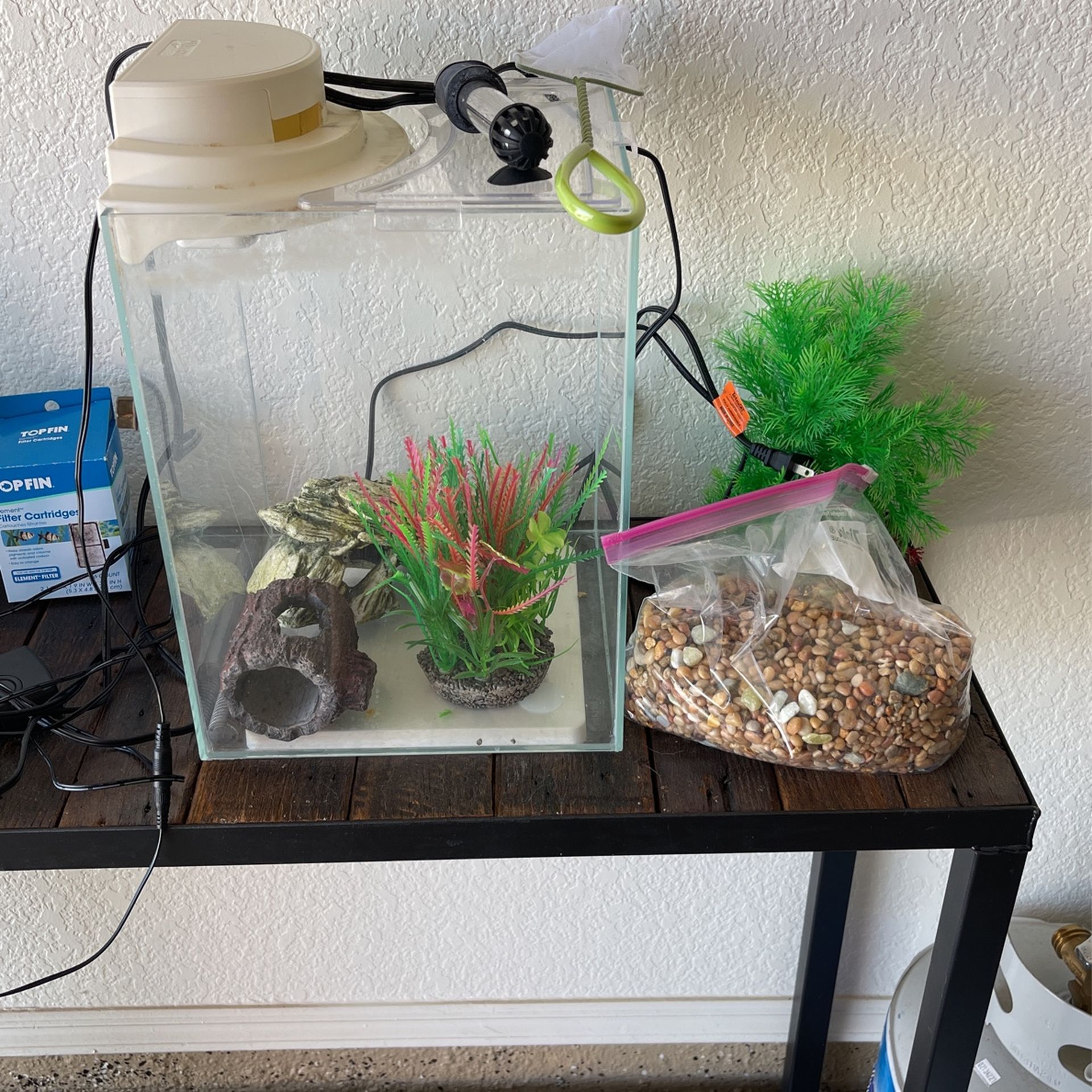 Fish Tank With Accessories