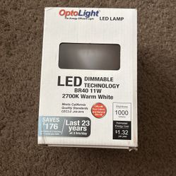LED Lamp Dimmable 2700K Warm White
