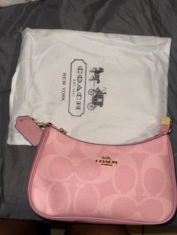 Pink coach purse