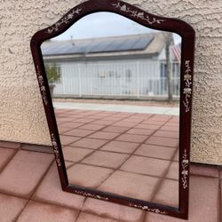 Antique Rosewood Mirror 