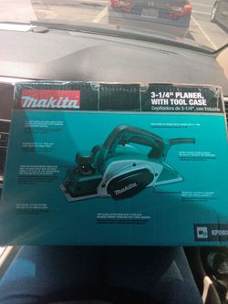 Makita 3 1/4 planer with tool case