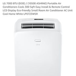 LG Portable AC 