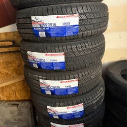 215/70/16 Atlander Tires Installed And Balanced 