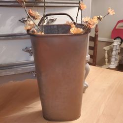 Metal Rust Flower Pot
