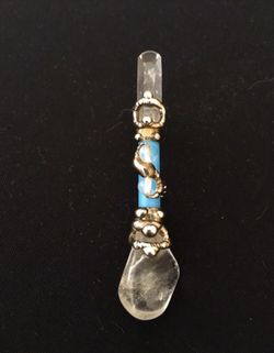 Sterling and crystal pendant