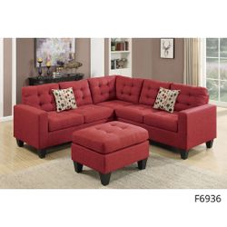 Sectional Sofa + Ottoman