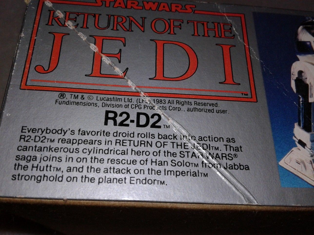 Return of the Jedi R2 D2 model kit