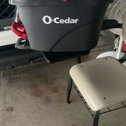 O-CEDAR MOP BUCKET DOUBLE  FOR RINSE & MOP