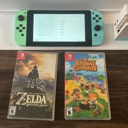 Animal Crossing Nintendo Switch Great Condition 
