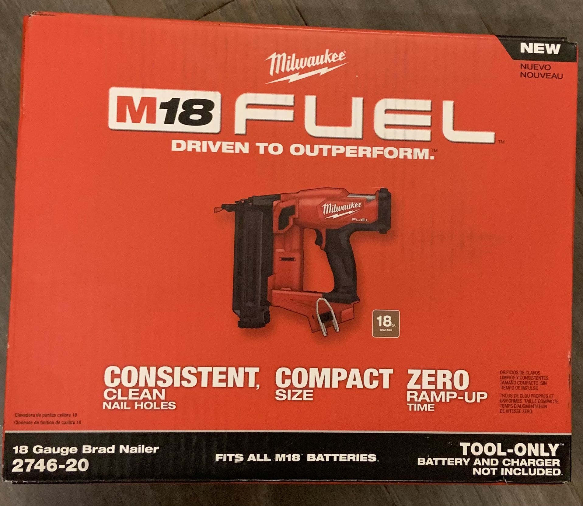 M18 FUEL 18 Gauge Nailer NEW