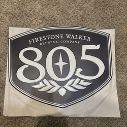805 Beer Tin Sign 