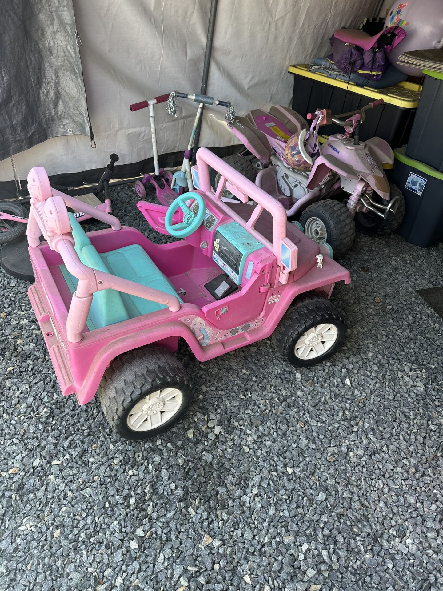 Barbie Power Wheels Jeep