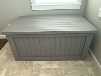 Huge sold wood chest 53” x 30.5” x 25”