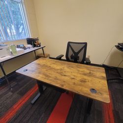Standing Desk and chair