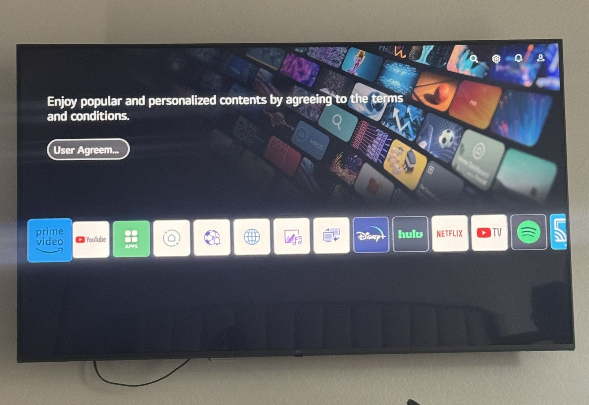 LG TV 55inch