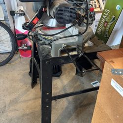 ace 10” compound miter saw with laser guide and stand