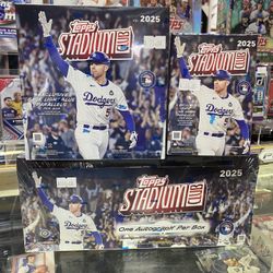 2025 Topps Stadium Club Hobby, Mega And Blaster Boxes