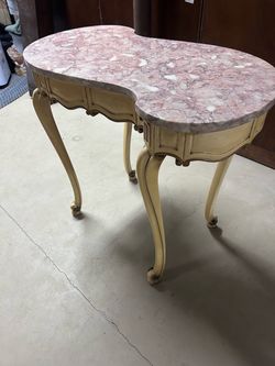 Marble side table