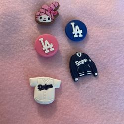 Dodgers Croc Charms New!