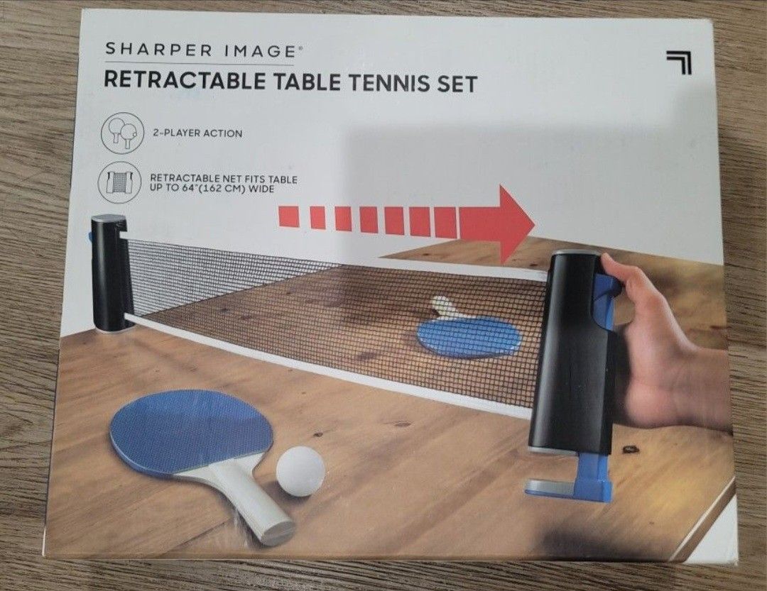 Retractable Table Tennis Set