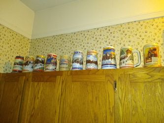 10 Budweiser Stein's