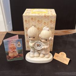 Precious Moments God Blessed Our Years Together With So Much Love And Happiness E-2856 From 1983