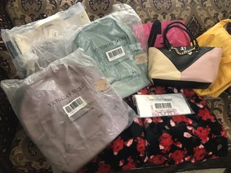 PINK Backpacks And VS Purse 