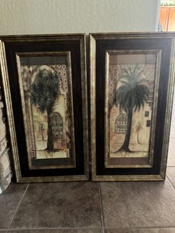 Framed Pictures Tropical X2