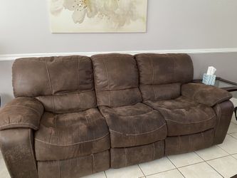 Loveseat and Sofa Recliner (Total 4 Recliners)