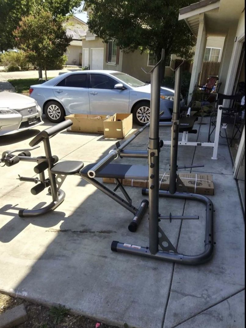 Brand New Bench Press Squat Rack Combo