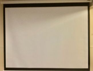 DA-LITE 80” PULL DOWN PROJECTION SCREEN