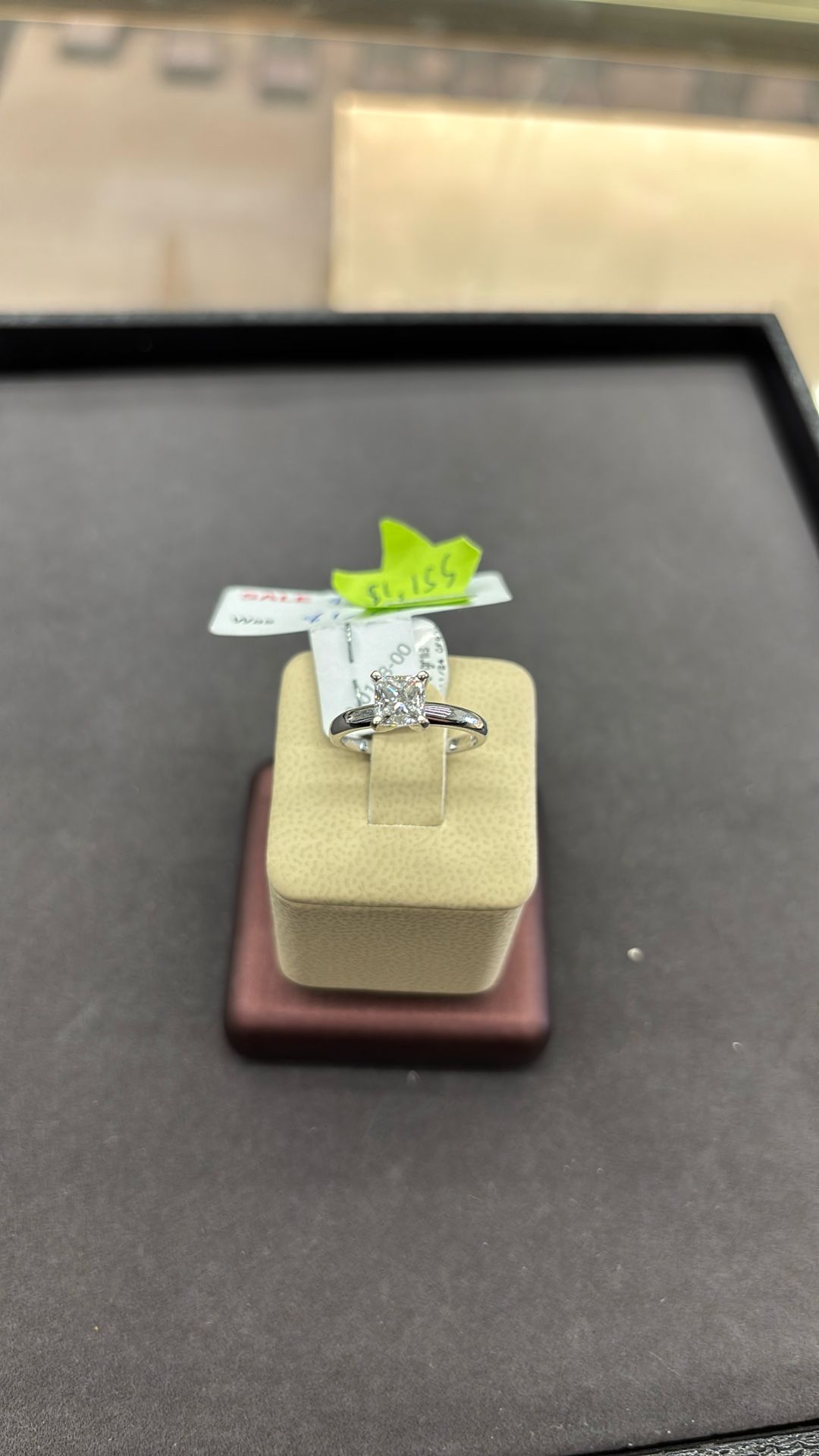 .75 Carat 14k White Gold Solitaire Ring