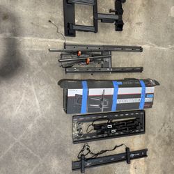 6 TV Wall Mounts Bundle Tilt & Full Motion Brackets 32”–70”
