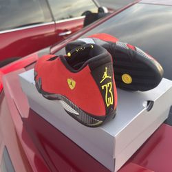 jordan retro 14 "ferrari" sz 10