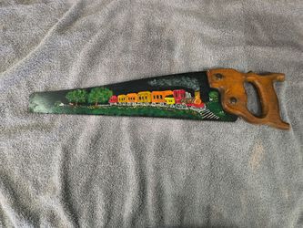 Painted saw