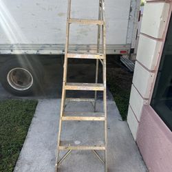 Ladder 🪜 Full Aluminum 6 Ft $20
