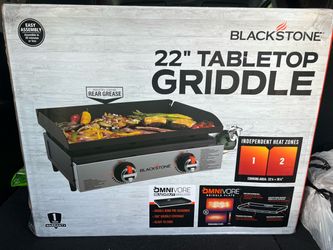 Blackstone flat top 2 burner grill. & cleaning kit