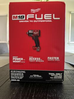 Milwaukee M18 FUEL Gen-2 18V Lithium-Ion Brushless Cordless Mid Torque 1/2 in. Impact Wrench w/Friction Ring (Tool-Only)