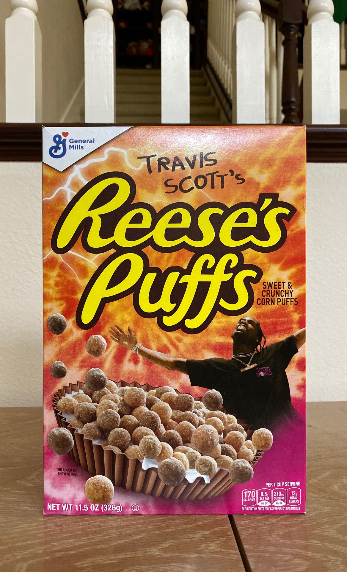 Travis Scott limited edition cereal