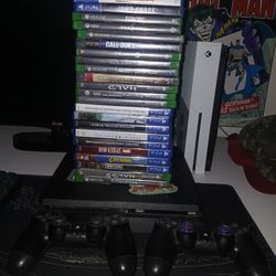 Ps4 1t, XboxOne 500gb, 2 Ps4 Controllers,Xbox/Ps4 GAMES