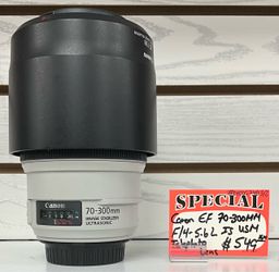 Canon EF 70-300mm F/4 - 5.6 L IS USM Telephoto Lens