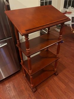 Antique library stand