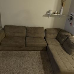 Brown/ grey Couches