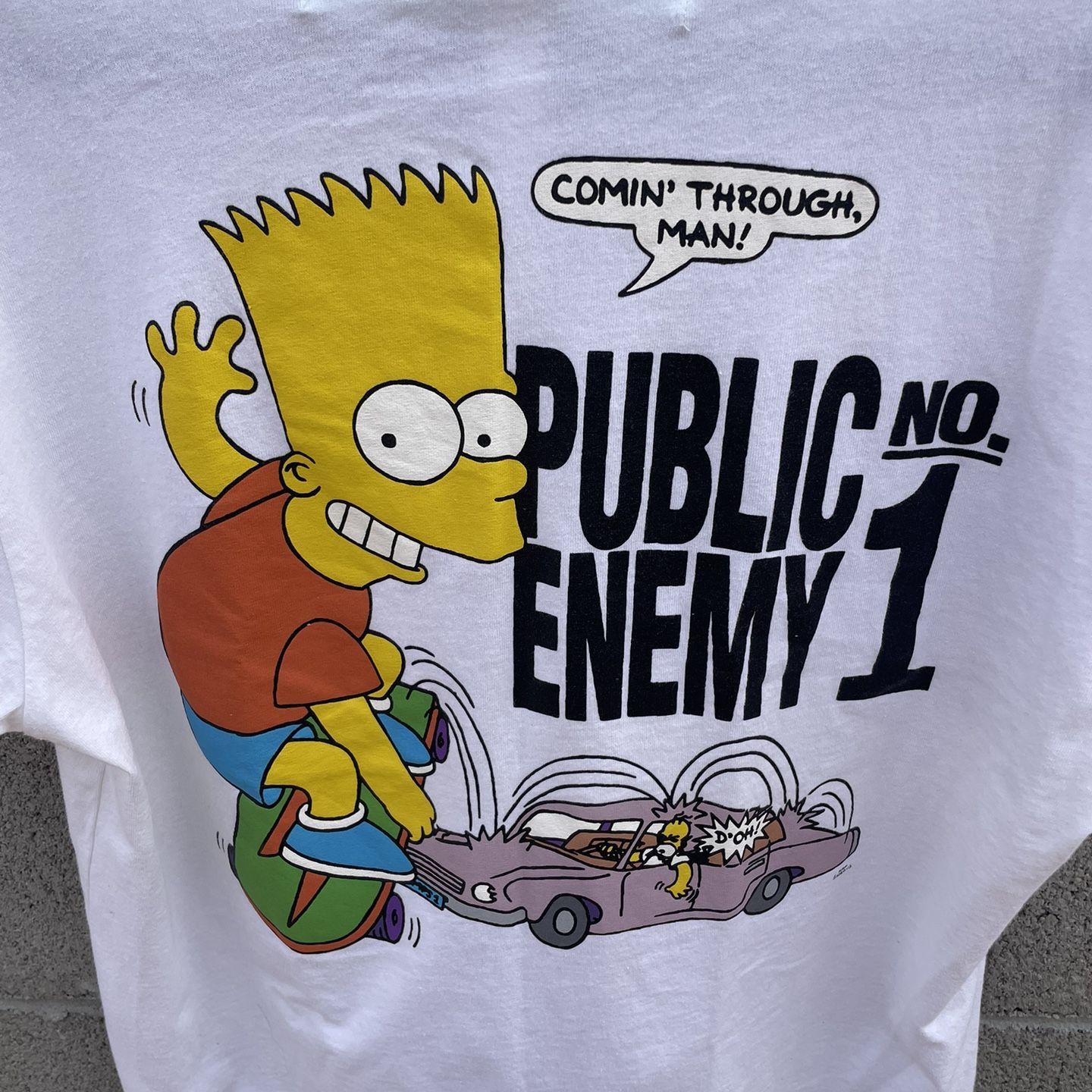 Off white bart simpson shirt online