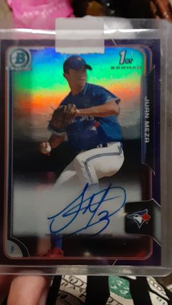 2015 1ST BOWMAN CHROME JUAN MEZA