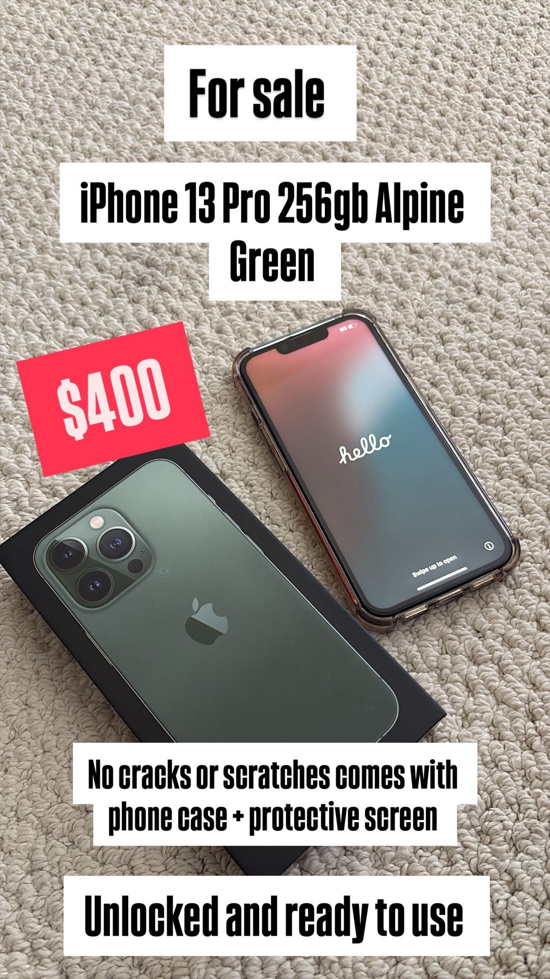 iPhone 13 Pro Unlocked 256gb