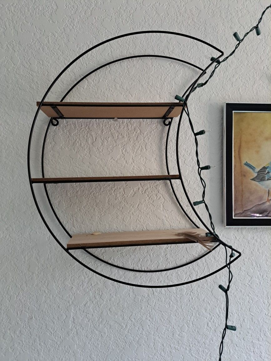 Hanging Moon Shelves