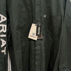 ARIAT Dark Green long sleeve 