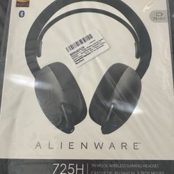 Alienware Tri-Mode Wireless Gaming Headset AW725H - Wired/Wireless, Bluetooth 5.3, Audio Output - 20 Hz, Mini-Phone (3.5mm), Battery Talk Time Up to 5